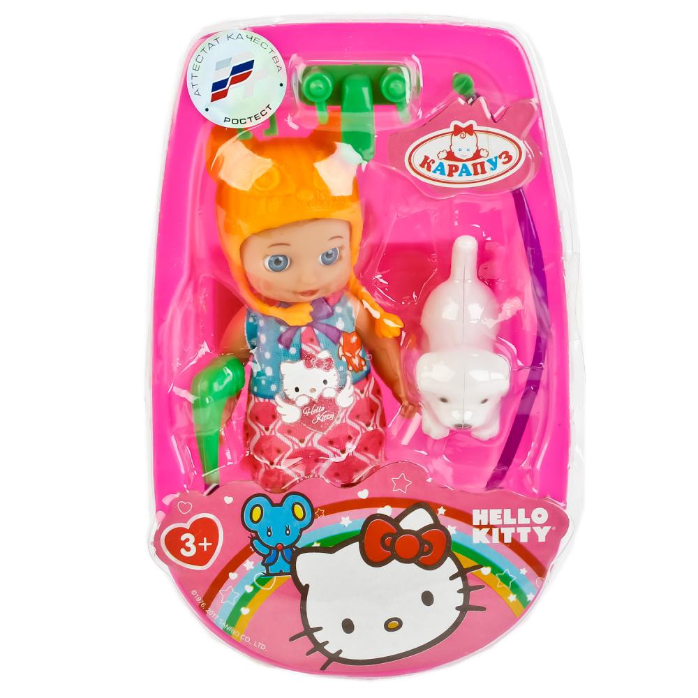 Кукла из серии Hello Kitty 12 см., без звука, с ванночкой и аксессуарами, несколько видов ) 